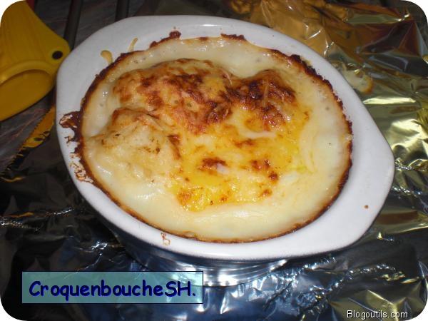 Choux-fleur, sauce béchamel gratinée