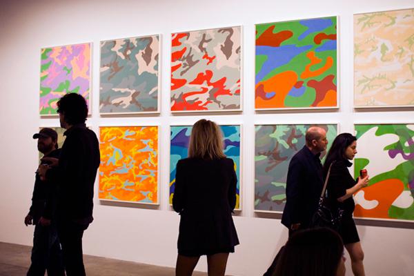 ANDY WARHOL – CAMOUFLAGE EXHIBITION @ HONOR FRASER – LA – OPENING