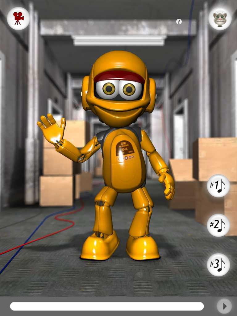 Talking Roby the Robot for iPad – Outfit7 : App. Gratuites pour iPad !