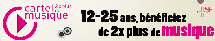 Lancement de la carte musique jeune.