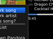 Pandora, application musique BlackBerry