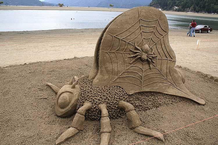 Etonnante sculptures de sable