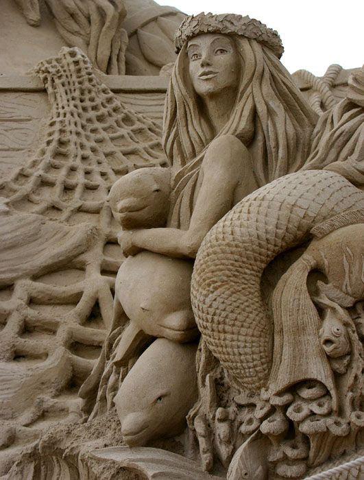 Etonnante sculptures de sable