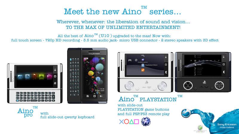 Sony Ericsson Aino Playstation phone oosgame weebeetroc [actu PS Phone] Sony s’explique au sujet du PlayStation Phone.