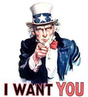 Uncle Sam wants you!