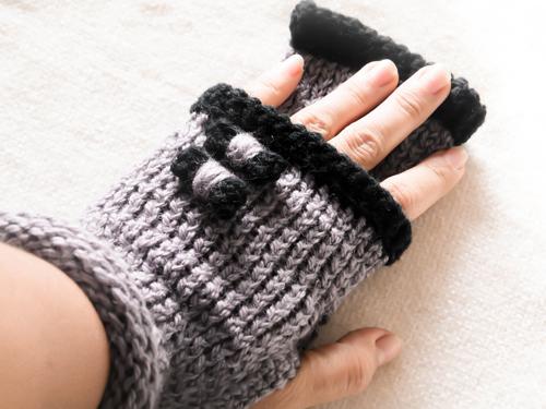 Mitaines rétro!