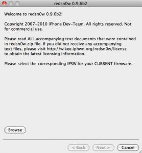 TUTO | RedSn0w 0.9.6b2 : Jailbreak iOS 4.2