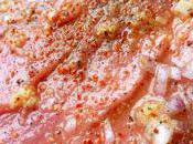 Carpaccio thon rouge, sauce miel orangé