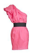 Robe OneShoulder Rose disponible en jaune