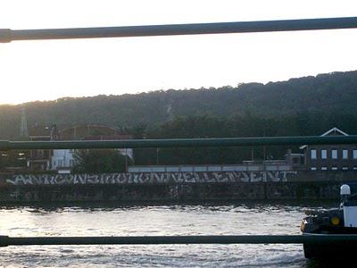 Along the quay of the Meuse, near Liege, was written in white letters the word anticonstitutionnellement. This word is the longest of the French language.