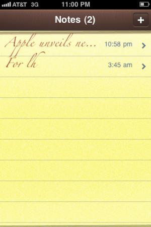 NotesFont 1.0 : Changer la police dans les notes