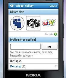 widget yahoo mobile