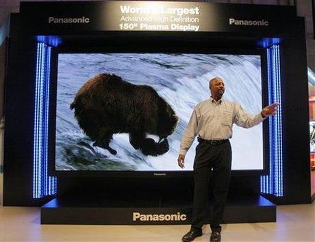 Panasonic : la plus grande TV plasma au monde - Paperblog