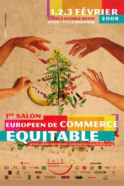 Salons commerces equitables en Fevrier et  Avril  2008