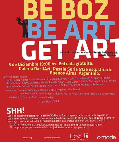 Be Art Show Poster (12/05/2007)