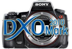 Test : le reflex Sony A55 au banc d’essai de DxO