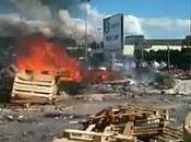 Retraites étudiants salariés bloqué zone commerciale d'Angoulins (17)