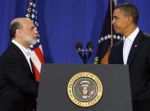 Ben Bernanke et Barack Obama
