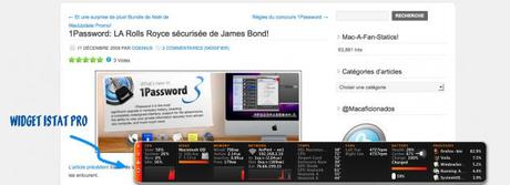 Widget iStat Mac Aficionados Ces gestes qui sauvent sur Mac