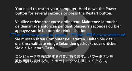 Kernel Panic Mac Aficionados Ces gestes qui sauvent sur Mac