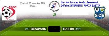 Foot / National : Le choc Beauvais / Bastia ce soir à 20h. Les enjeux du match.
