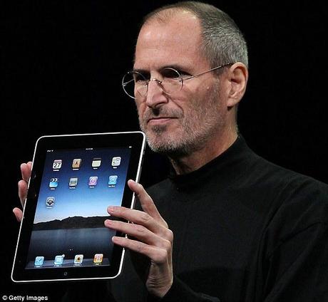 Steve Jobs ipad magazines