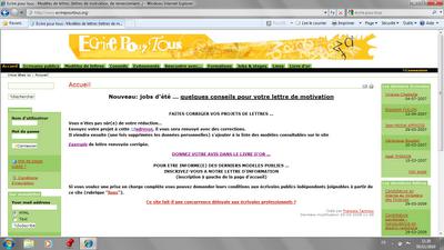 Ecrire pour tous: LE correcteur de lettres gratuit sur internet.