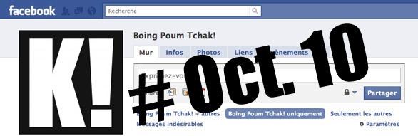 [Fr] News : En octobre sur la page Facebook de Boing Poum Tchak!
