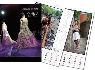 Sortie du calendrier 2011 Miss Portugal Luxembourg