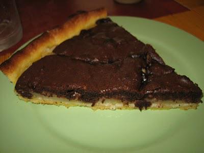 Poires ... Chocolat .... on va faire une tarte !