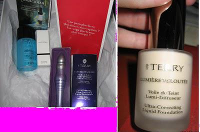 Commande  produits beauté arrivée ...