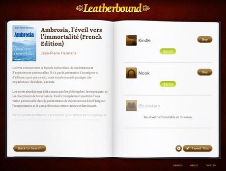 leatherbound Un site pour comparer le prix des livres numériques