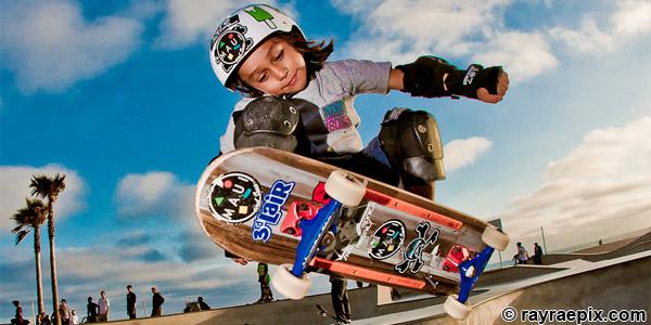 Asher Bradshaw 6 ans et déjà très bon skater