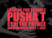 Kanye West Pusha CyHi Prynce, Sean Cole Looking Trouble