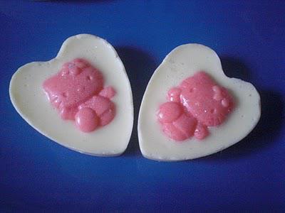 Dosettes douche Coeur Kitty