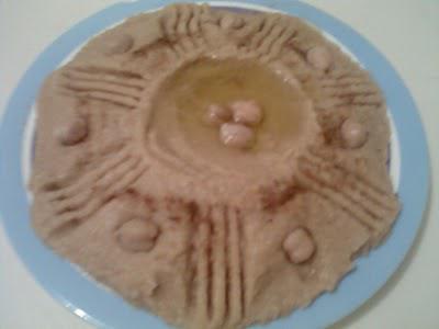 Salade de purée de pois-chiches