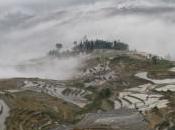 Yunnan Yuanyang dans nuages