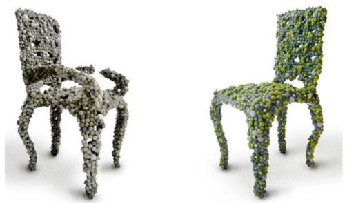 Chaise moléculaire par Antonio Pio Saracino