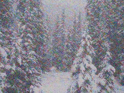 Dan Hays, Colorado Snow Effect 5, huile sur toile, 2008