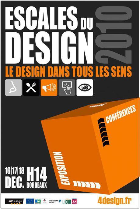 affiche escales du design 4design 2010 bordeaux Escales du design – Bordeaux