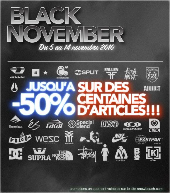 black november Black November: la sélection de la semaine