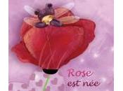 Faire-part naissance pour petite Rose