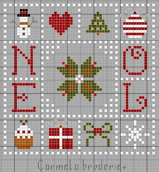 Une jolie petite grille de Noël