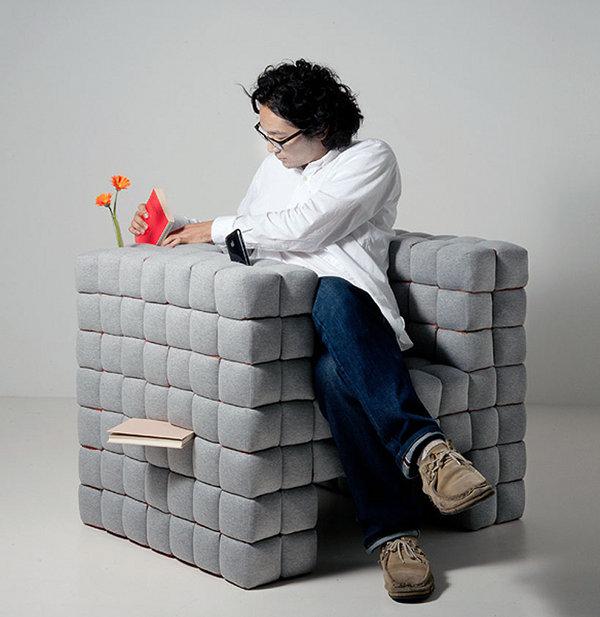 Un fauteuil mange-tout par Daisuke Motogi