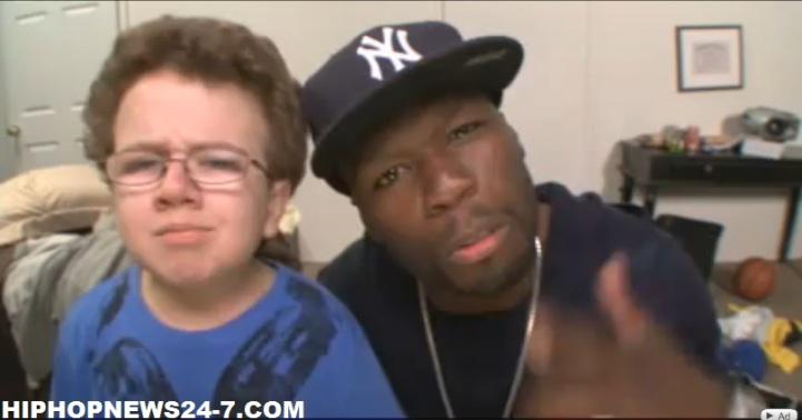 Keenan Cahill reçoit le rappeur 50 Cent dans son nouveau clip!
