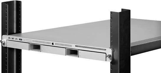 Xserve on rack