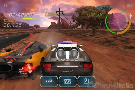 Jeu iPhone : Nouvelles captures pour Need For Speed Hot Pursuit et trailer vidéo
