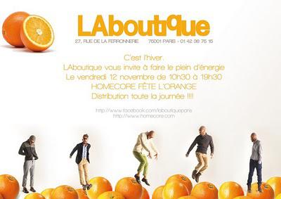 H.O.M.E.C.O.R.E fête l'orange