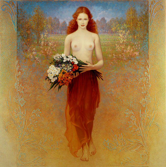 Les roses du jardin (Jean-Baptiste Besnard)