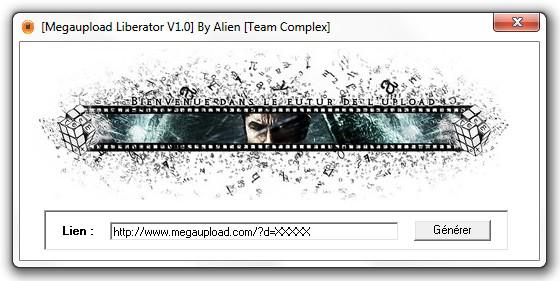 Generateur de lien Megaupload.